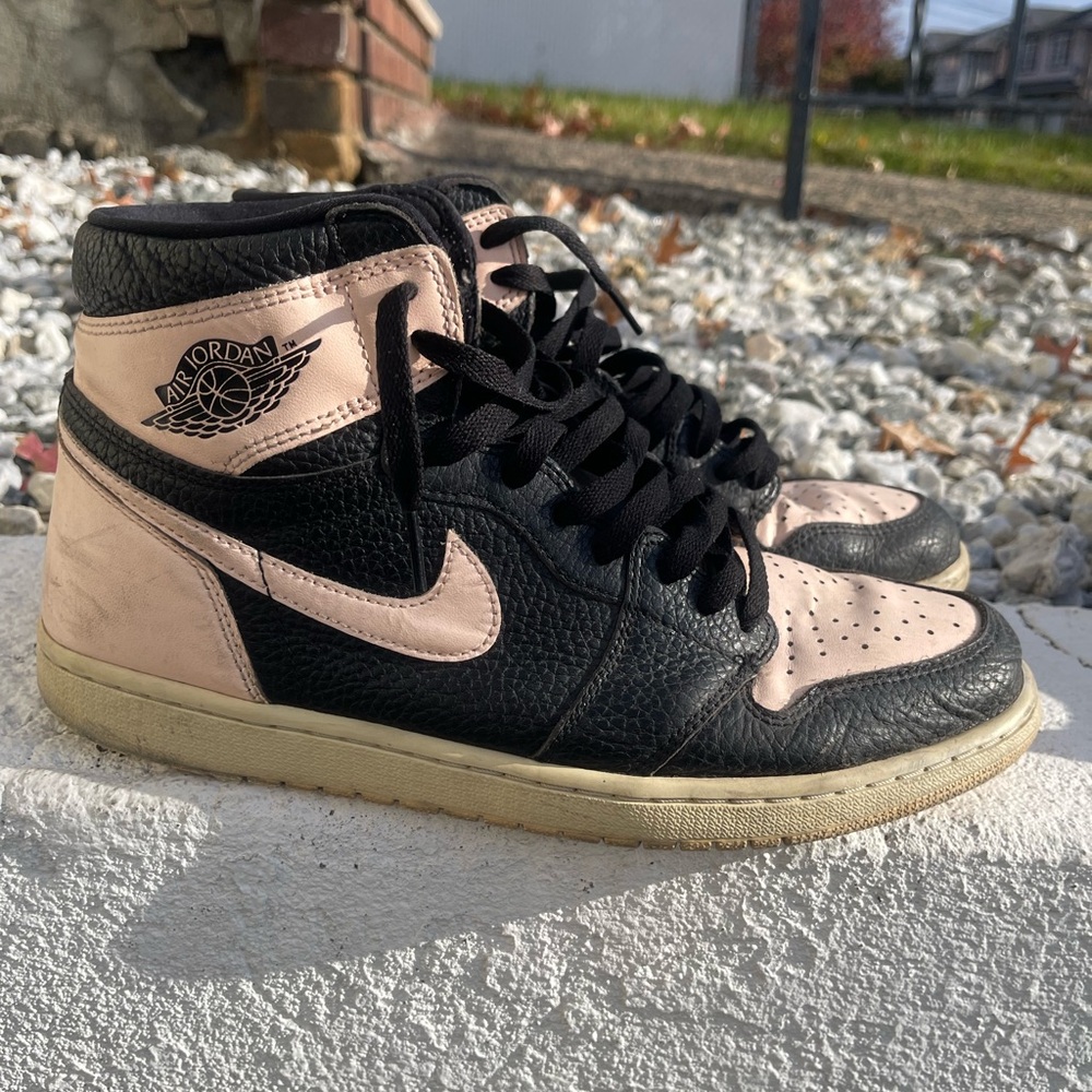 Nike Air Jordan. High OG Black and Pink High-Top Sneakers